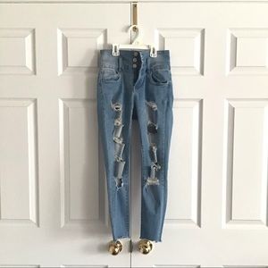 Urban Planet Distressed/Ripped Jeans Size 5
